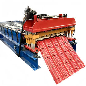 High Speed Metal Glazed Tile Roll Forming Machine