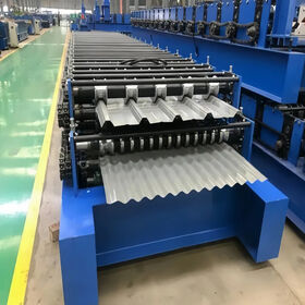 Double Layer Metal Cold Steel Roof Sheets Roll Forming Machine