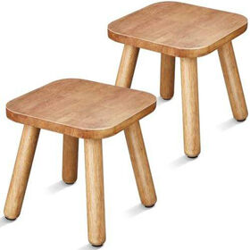Holzschemel im "Craft Valley Farmhouse"-Stil – Langlebig, anpassbare Größe/Farbe/Design, rustikaler Charme, funktionale Sitzgelegenheit für Innenräume