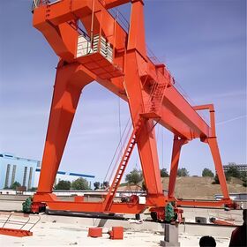 Gancho doble resistente de la viga/del haz/de la grúa semi del pórtico/del portal Construcción del casco de nave de la yarda naval de 68 toneladas