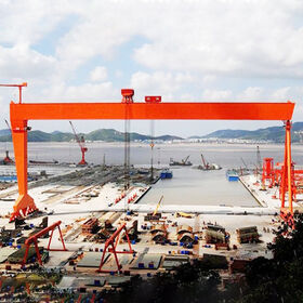 Grúa pórtico de carga pesada de construcción naval o contenedor