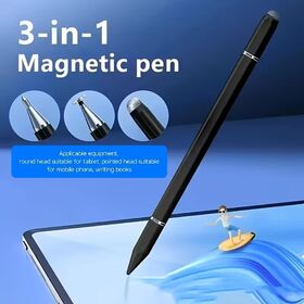 Three-in-one Touch Screen Stylus Pens High Precision High Sensitivity Touch Pens Magnetic Stylus for iPhone/iPad/Android Tablets