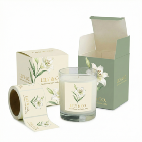 High-End Durable Corrugated Cardboard Candle Packaging Provided by a Leading OEM ODM Manufacturer for Retail Supply