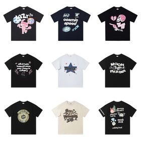 Broken Planet Market Puff Print Breathable Short Sleeve Casual Cotton Men Designer T shirts