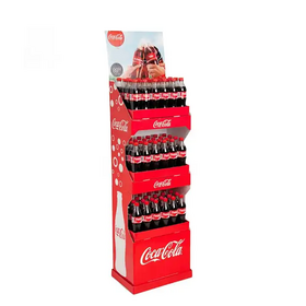 Custom Drink Floor Display Stand Water Wine Beer Drink Pos Cartón Display Rack Stand