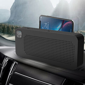 Tragbarer 4-stufiger H13 HEPA Luftreiniger für Autos, Mini Smart Touchscreen, App-gesteuert, USB-Stecker, EU-Stromquelle, Aromatherapie