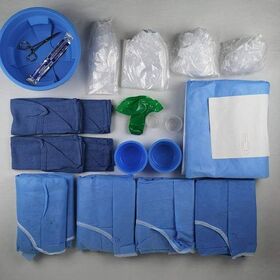 Kit de Procedimiento de Angiografía Estéril Desechable para Uso Hospitalario con Accesorios Quirúrgicos