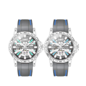 Classiques Arrivés Montre Mécanique Automatique avec Design Creux, Style Sportif de Luxe, Étanche 3 ATM pour Hommes