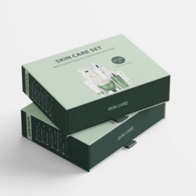 Nouveau fournisseur Tiroir Cosmétique Ensemble Boîte En Carton Vert Crème Pour La Peau Boîtes D'emballage Papier Coffrets Cadeaux pour Le Visage Crème Ensemble for sale