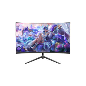 Monitor LED Melengkung Tahan Lama C19 27 inci 1920x1080 VESA Wall Mount HDMI DP dengan Sudut Pandang Lebar dan CMS Efisien