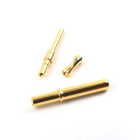 Hochpräzise 16AWG gedrehte Messinglegierungs-Pin-Kontakte, Buchsen, Frästeile