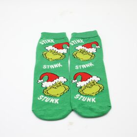 Fabricante 100% poliéster Malha Ankle Socks Branded Socks Casual Engraçado Padrões Tripulação Meias