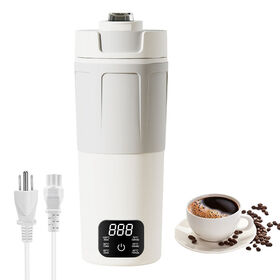 Intelligente Kaffeetasse mit Temperaturregelung, Vakuumflasche, Heizflasche für Reisen, Schnellkochbecher, tragbarer Wasserkocher