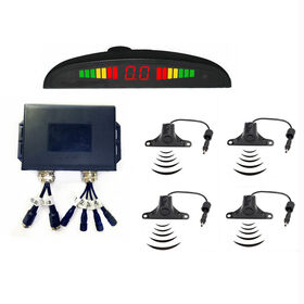 Manufacturer low price 12-24v LED display 4 6 8 sensor front rear parking sensor for truck