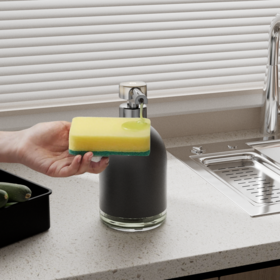 Intelligenter Schaumseifenspender, 320 ml, berührungsloser automatischer Desinfektionsmittelspender mit langlebigem Akku