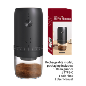 Moinho De Café Portátil Moedor De Café Recarregável USB Moedor De Café Automático