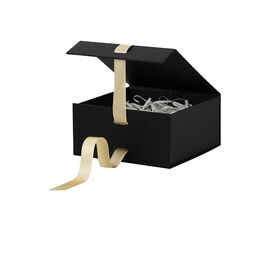 Custom Cardboard Black Box Gift Paper Folding Gift Box Manufacturer
