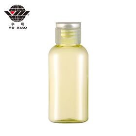 El OEM despeja los cosméticos recargables vacíos del viaje exprime el limpiador de la crema de la loción del cuerpo del champú 3oz botella superior del casquillo del tirón 50ml botellas plásticas