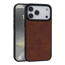Neues Schutzhüllen-Stoff-Leder-Spleiß-PC-Stoßfeste Schale für iPhone 17 16 12 13 14 Plus 15 Pro Max
