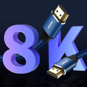 Certified Ultra High Speed 48Gbps 8K 60Hz 4K 120Hz HDMI 2.1 Cable for HDTV Projector Monitor