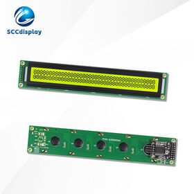 Long Strip Character LCD Screen SJXD4002A-IIC STN Positive COB Module Highlight backlight led 40X2 dot matrix LCD display screen