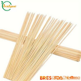 FSC Biodegradável Descartável 100% Bamboo Food Espetos para Churrasco &amp; Catering