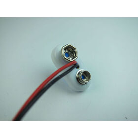 Well-made T-type PP3 / 9V battery snap, PP rigid type with UL1007 wire. It is produced by ISO 9001 certified factory.