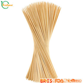Palitos de bambu biodegradáveis FSC de 200 mm descartáveis para churrasco e catering
