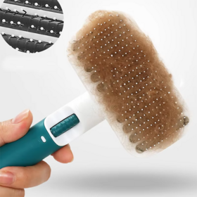 Cepillo para Perros y Gatos para el Cuidado de Mascotas, Herramienta de Peluquería Reutilizable de Estilo Moderno, Producto de Tendencia para la Eliminación de Pelo Muerto