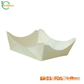 Taza Desechable de Madera FSC para Mousse, Grado Alimenticio, Fabricante en China