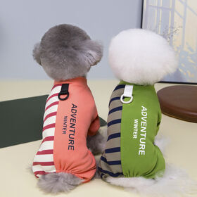 Wholesale Pet Clothes Dog Clothes Pet Clothes Autumn And Winter Pet Four Legged Home Clothes Spliced Piano