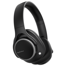 Casque sans fil Bluetooth à bandeau antibruit, stéréo HiFi, basses profondes, noir, ANC
