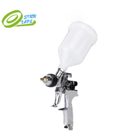 Pistolet pneumatique à alimentation par gravité HVLP pour la finition automobile Tasse en plastique 600CC