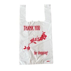 HDPE Shopping Bags & Vest Bags - Custom Tie-Handle Plastic Bags for Retail