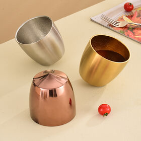 Set de Vasos Giratorios de Acero Inoxidable 304 para Whisky - Ideal para Borbón, Scotch, Coñac, Brandy, Tequila - Regalos para Bar