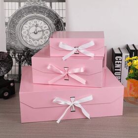Personalizável Caixas De Presente De Dobramento De Luxo Tampa Magnética Laminação Matt Estampagem Caixa Dobrável Papelão Presente Caixa De Embalagem De Papel