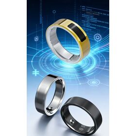 OEM ODM 5ATM Health Monitor Smart Ring AI Smart Ring with Touch Control Smart Ring Fitness Tracker Sleep Monitor AI Smart Ring