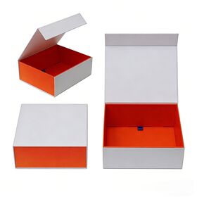 Großhandel Faltbare Magnetische Geschenkboxen, Benutzerdefinierte Magnet-Karton-Verpackungsbox für Schuhe und Kleidung, Weiße Magnetverschlussbox