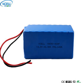 Paket Baterai Lithium Isi Ulang OEM 14.8V 26.8Ah 4S8P 18650 untuk Mesin Pembersih Lantai, Penyapu, Mesin Pemotong Rumput, Lampu LED