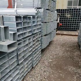 1" 1 1/2" 2" 3" 1.5mm EN 10210 Galvanized Square Tube Hot Dip Galvanized Square Pipe for Greenhouse Scaffold