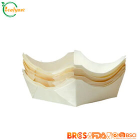 Taza Desechable de Madera de 80mm para Mousse, Embalaje Personalizado y Logo, Grado Alimenticio para Salsas