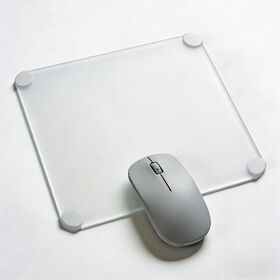 Wholesale Custom Tempered Glass Mouse Pad with Custom Logo & Color