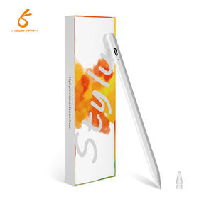 Pena Stylus Aktif Premium dengan Tarikan Magnetik, Pensil Kapasitif Menggambar Sensitivitas Tinggi dengan Kemiringan dan Penolakan Telapak Tangan Canggih