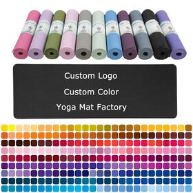 Tapis de Yoga et Pilates Écologique en TPE Naturel, Antidérapant, Léger et Durable, Mousse Organique, Fitness, Vente en Gros