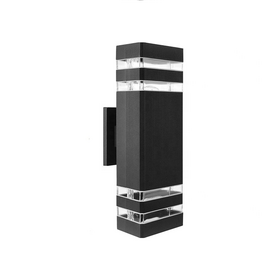 Luminárias de Parede Externas com Soquete GU10/MR16 - Carcaça de Alumínio Fundido + Vidro, Base com Soquete GU10 à Prova d'Água IP65