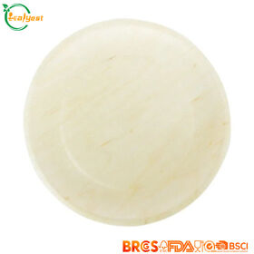 طبق خشبي دائري قابل للتصرف FSC مقاس 10 بوصة مع تغليف مخصص، درجة غذائية