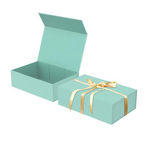 Wholesale High-End Portable Rigid Folding Magnetic Gift Boxes Flip Foldable Packaging with Custom Logo