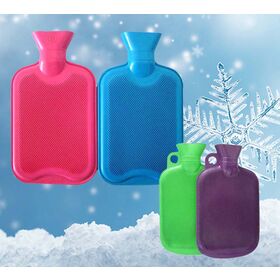 Custom Rubber Hot Water Bottle, High Quality Reusable Leak-Proof Water Bag for Hand Body Warming