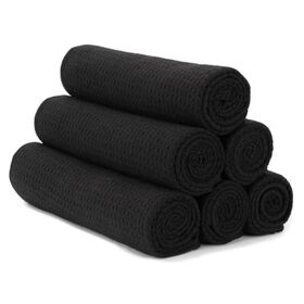 Pack de 6 Serviettes de Sport Premium en Microfibre Douce (40x68 cm) - Serviette de Yoga Absorbante à Séchage Rapide, Serviettes Légères pour la Sueur pour l'Entraînement à Domicile