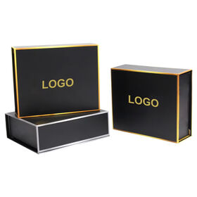 Alta qualidade luxo conjunto vazio perfume garrafa caixa de presente cosméticos rígida caixas preto magnético flip top rígida caixa de presente